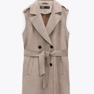 Faux Suede Vest BRAND NEW